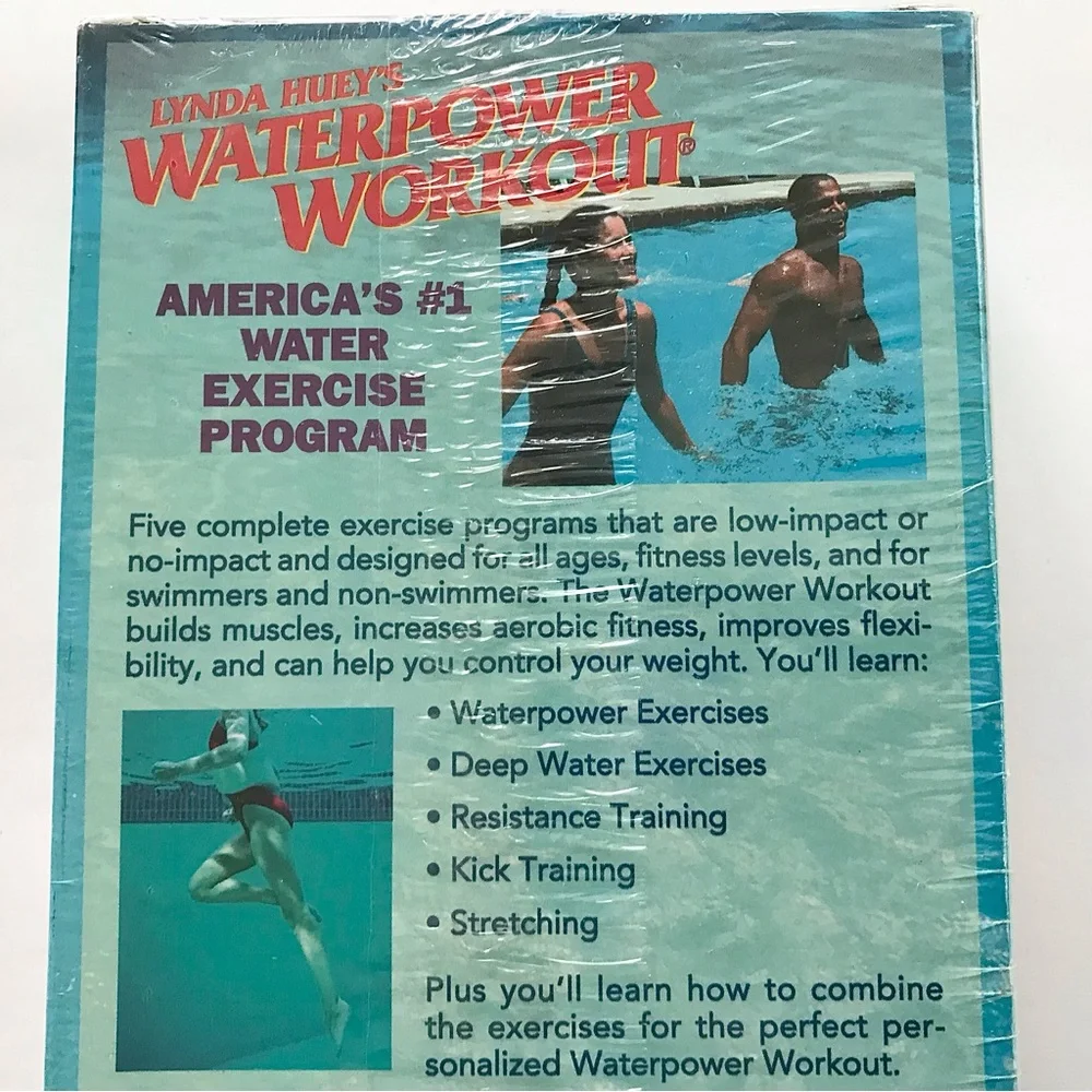 ✴️Water power Workout VHS Videotape, NEW